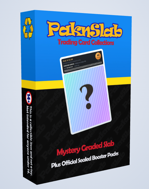 PaknSlab Trading Card Collections — Pokémon mystery graded slab box